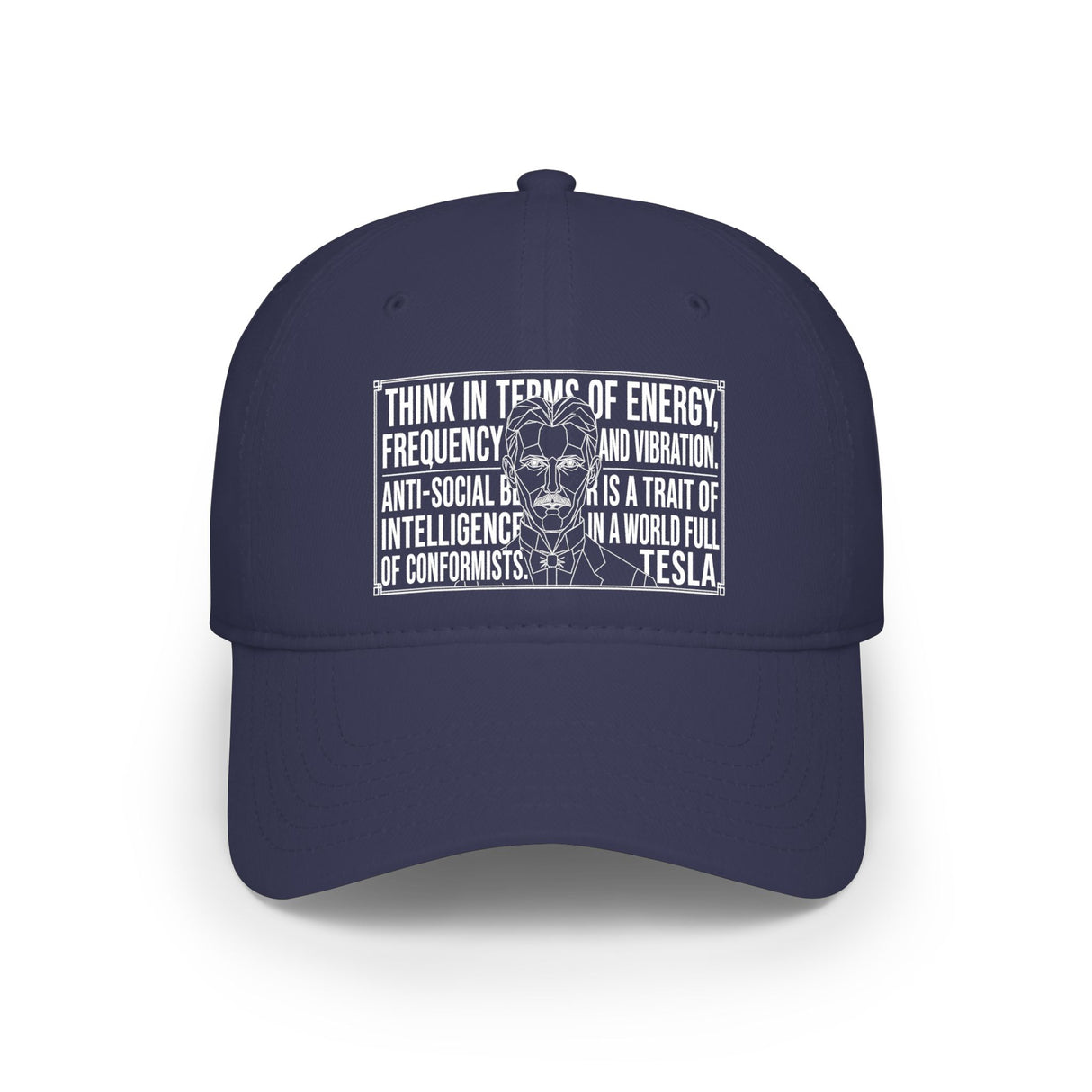 N. Tesla Baseball Cap — "Think in Terms of Energy, Frequency and Vibration." — Visionaries Series | SHOP VIVENT