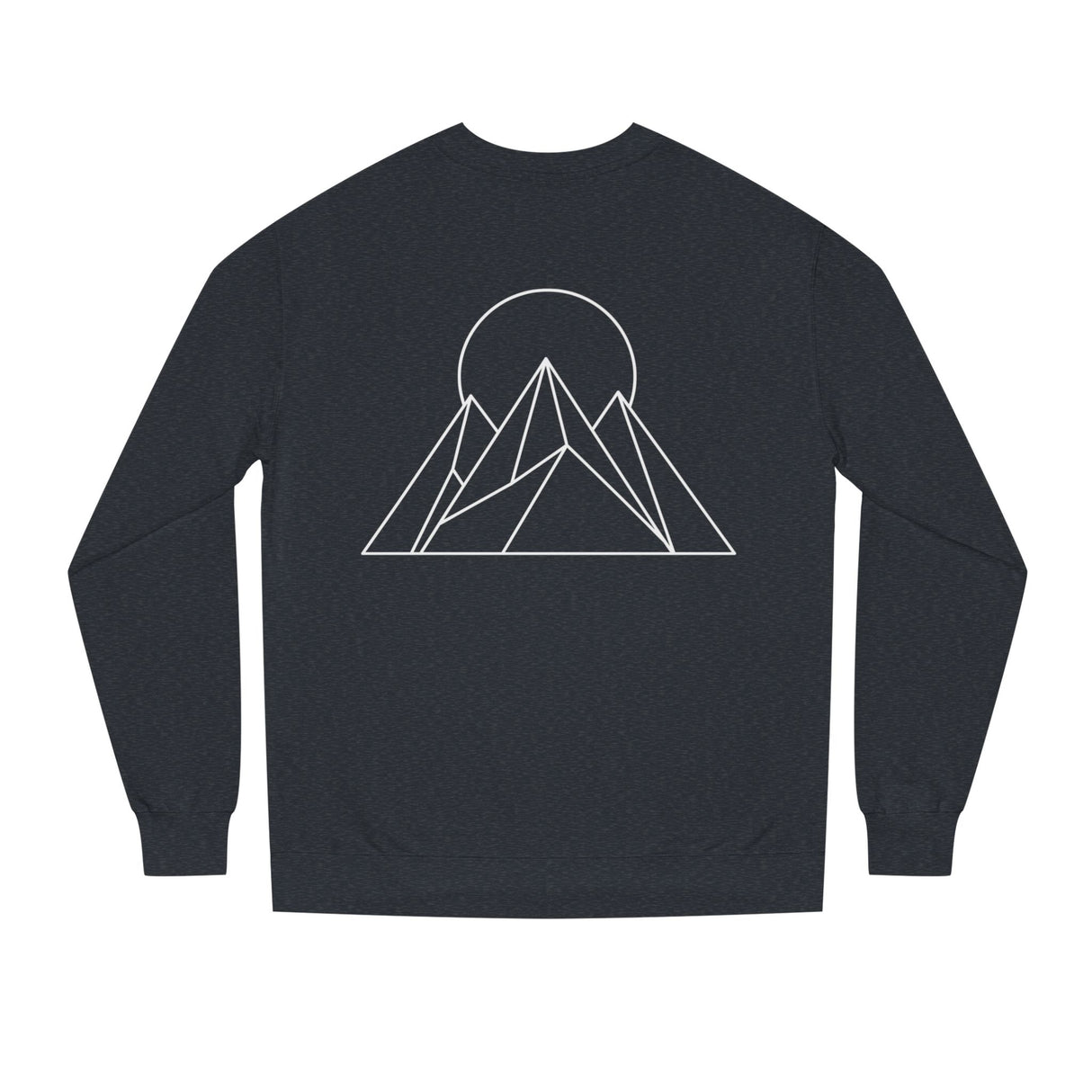 Printify Peak Sweatshirt from the Nature Series featuring "Built to Rise" logo, soft fabric, and natural-inspired design.