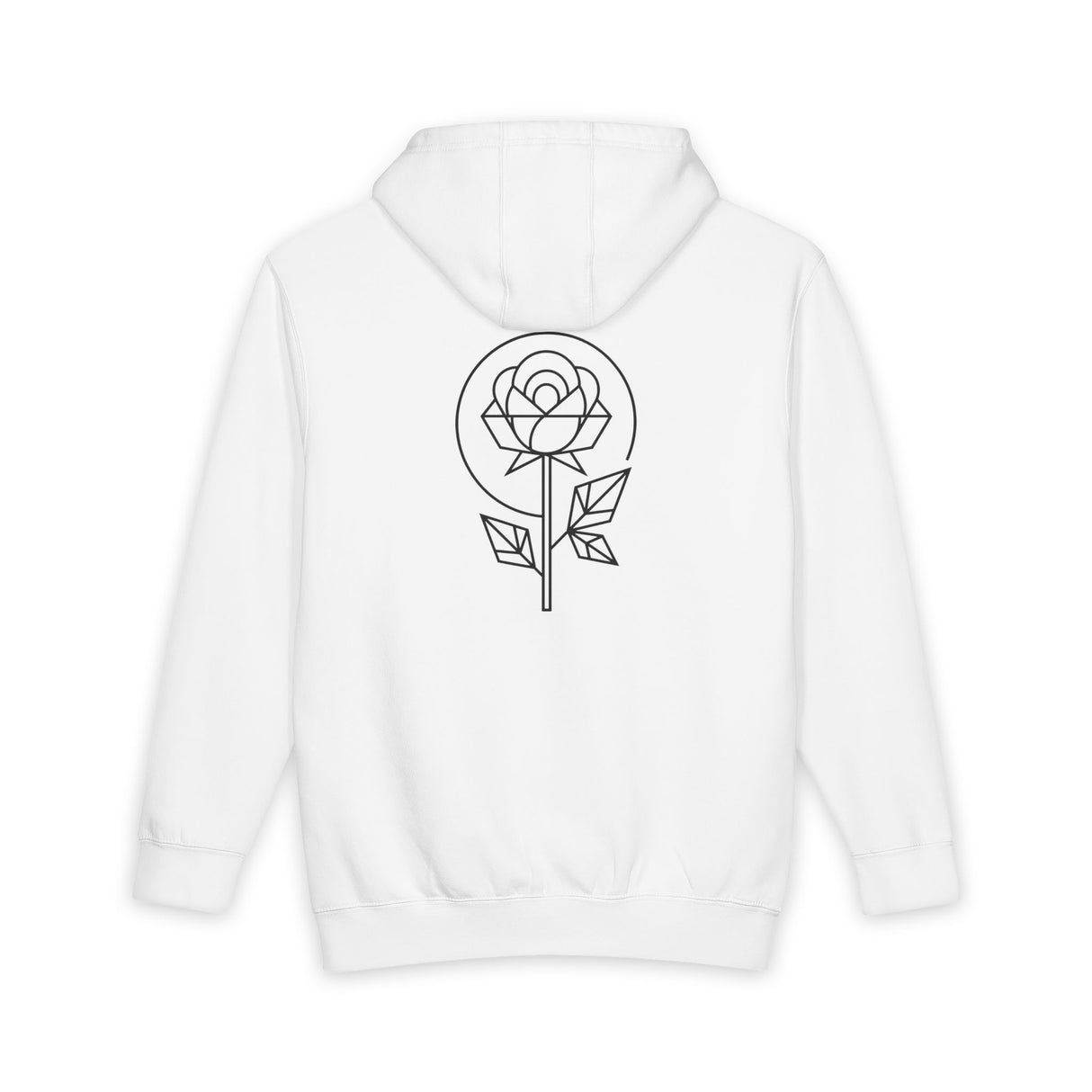 Geometric Rose Hoodie — "Even the Rose Has Thorns." — Bloom Series | SHOP VIVENT