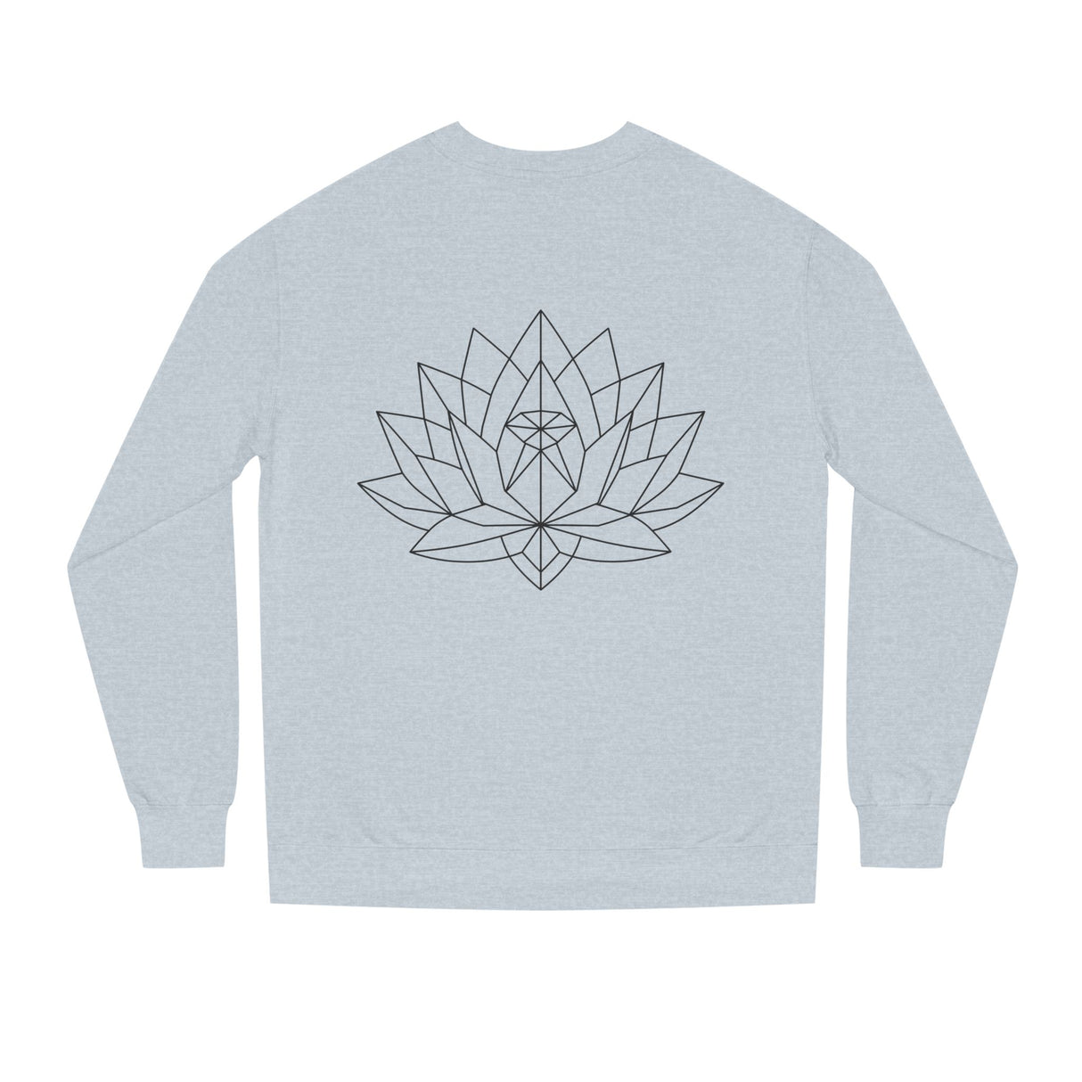 Geometric Lotus Sweatshirt — "Grown in Darkness. Built for the Light." — Bloom Series | SHOP VIVENT