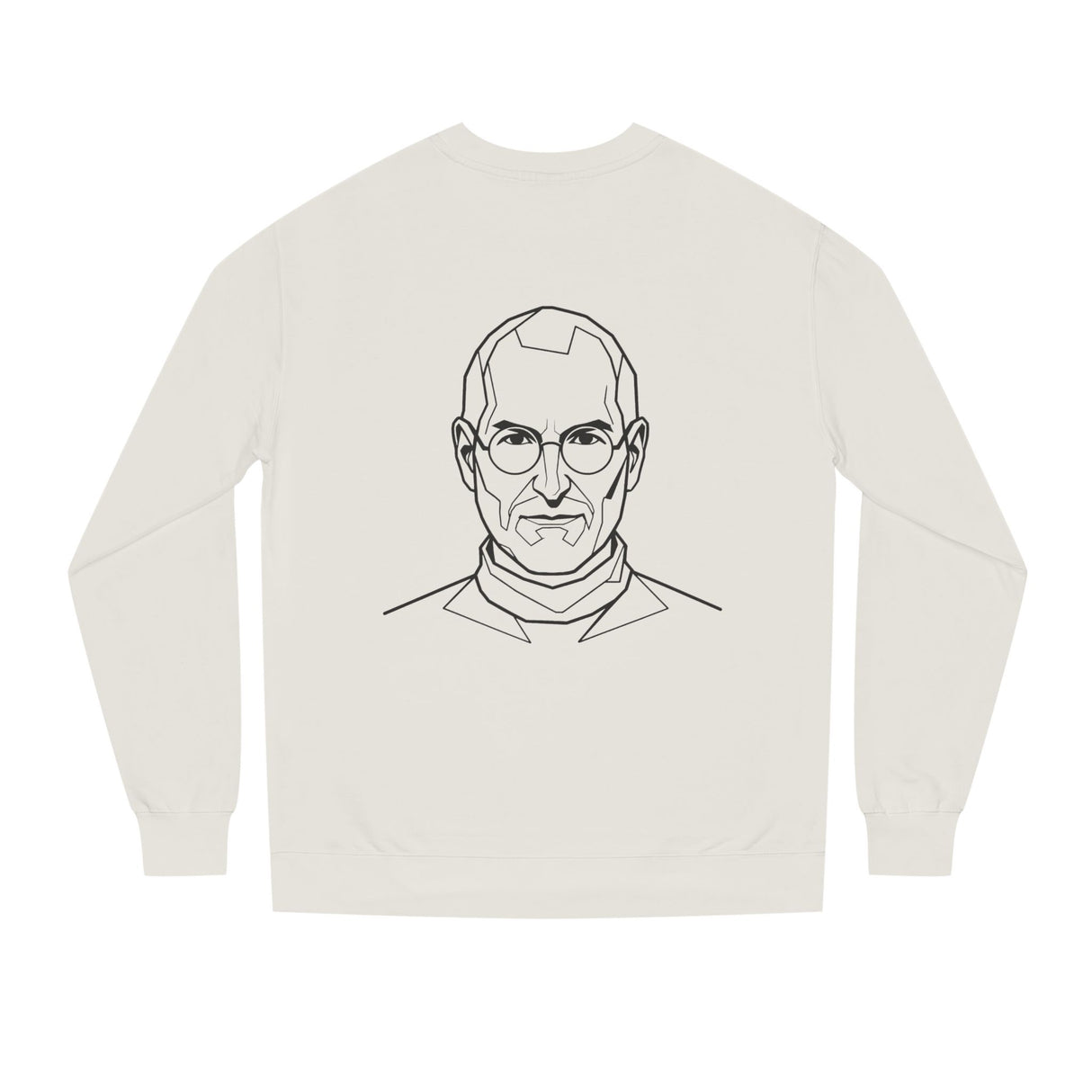 Black S.J. Sweatshirt with inspirational quote from the Visionaries Series, featuring bold white text on the front.