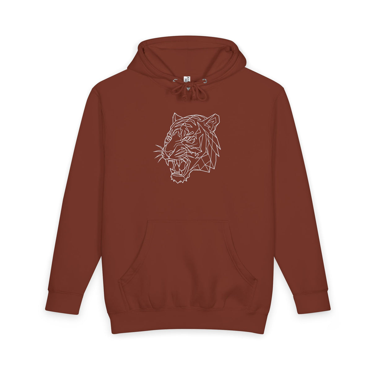 Tiger Hoodie — "Fear Nothing. Earn Respect." — Geometric Animal Series | SHOP VIVENT - SHOP VIVENT