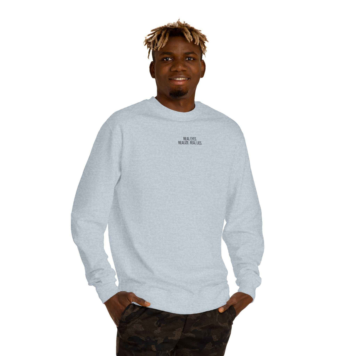 2.P. Sweatshirt — "Real Eyes. Realize. Real Lies." — Visionary Series | SHOP VIVENT