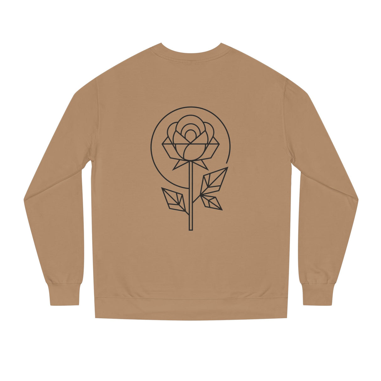 Geometric Rose Sweatshirt — "Even the Rose Has Thorns." — Bloom Series | SHOP VIVENT