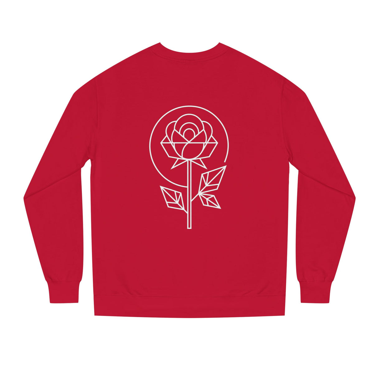 Geometric Rose Sweatshirt — "Even the Rose Has Thorns." — Bloom Series | SHOP VIVENT
