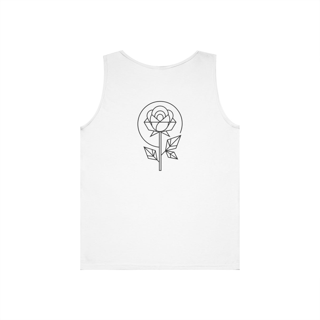 Geometric Rose Tank Top — "Even the Rose Has Thorns." — Bloom Series | SHOP VIVENT
