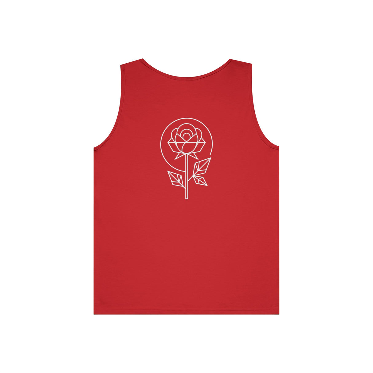 Geometric Rose Tank Top — "Even the Rose Has Thorns." — Bloom Series | SHOP VIVENT