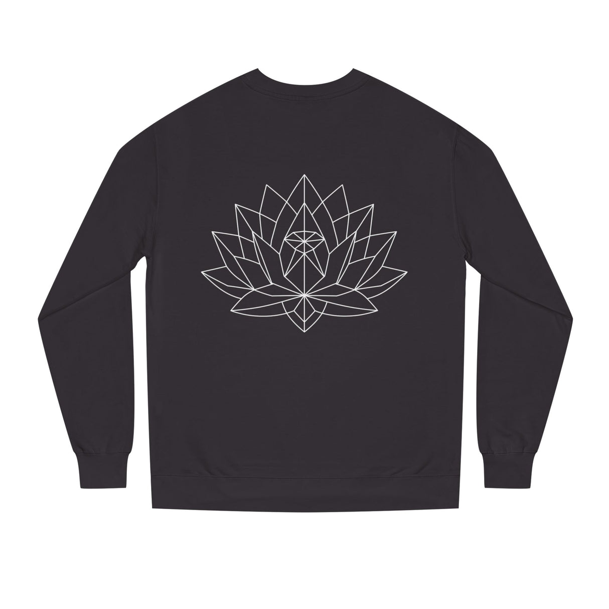 Geometric Lotus Sweatshirt — "Grown in Darkness. Built for the Light." — Bloom Series | SHOP VIVENT