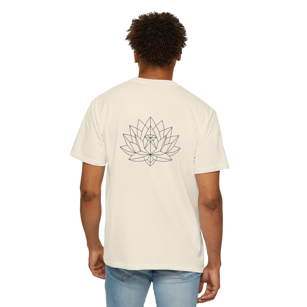 Geometric Lotus Tee — "Grown in Darkness. Built for the Light." — Bloom Series | SHOP VIVENT