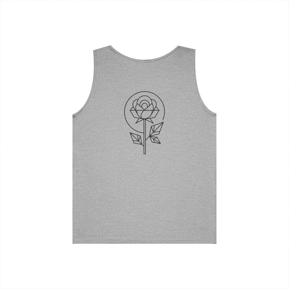 Geometric Rose Tank Top — "Even the Rose Has Thorns." — Bloom Series | SHOP VIVENT