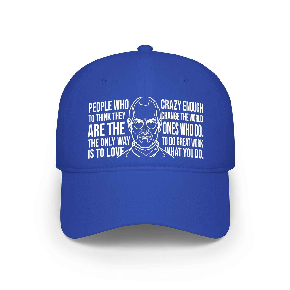 S.J. Baseball Cap — "The People Crazy Enough to Think They Can Change the World Are the Ones Who Do." — Visionaries Series | SHOP VIVENT