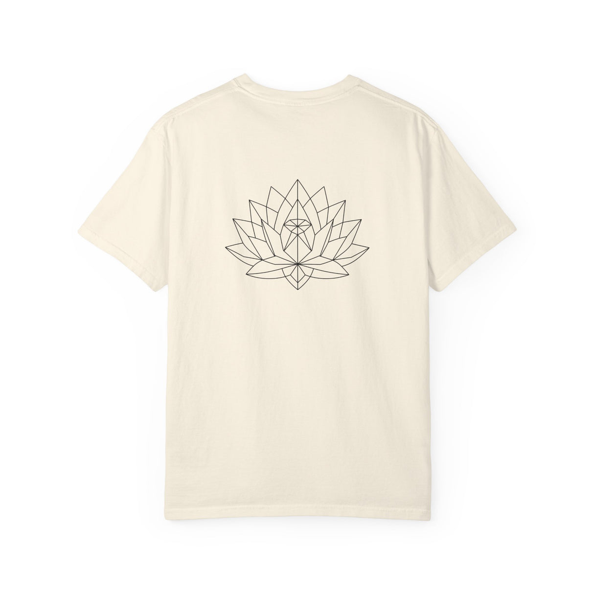 Geometric Lotus Tee — "Grown in Darkness. Built for the Light." — Bloom Series | SHOP VIVENT