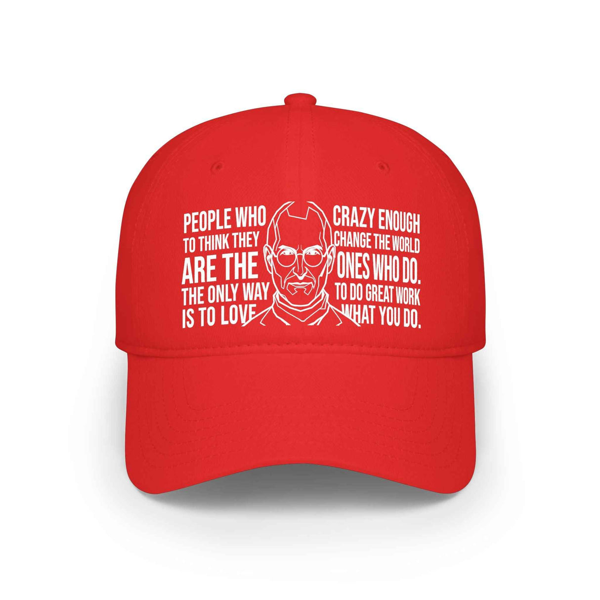 S.J. Baseball Cap — "The People Crazy Enough to Think They Can Change the World Are the Ones Who Do." — Visionaries Series | SHOP VIVENT