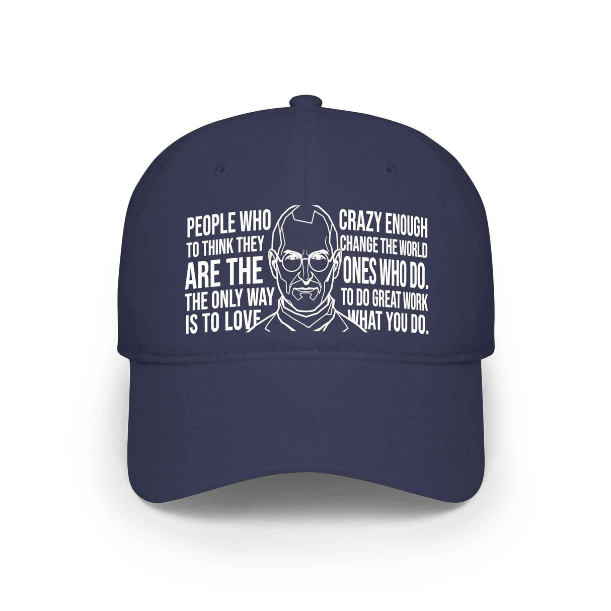 S.J. Baseball Cap — "The People Crazy Enough to Think They Can Change the World Are the Ones Who Do." — Visionaries Series | SHOP VIVENT