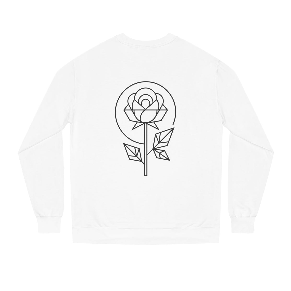 Geometric Rose Sweatshirt — "Even the Rose Has Thorns." — Bloom Series | SHOP VIVENT