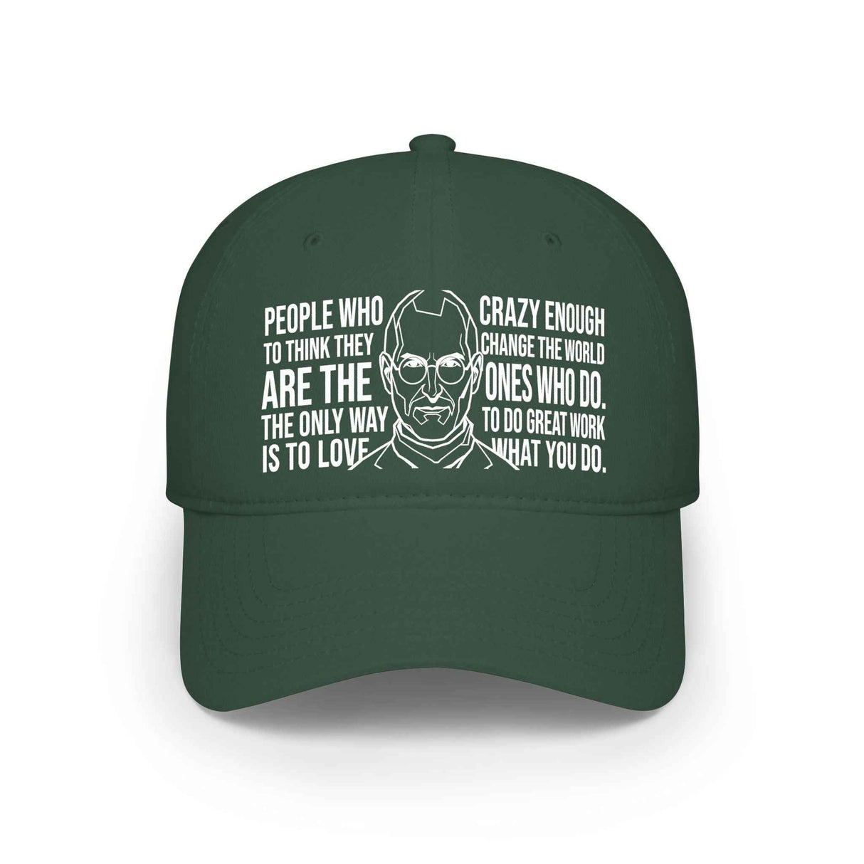 S.J. Baseball Cap — "The People Crazy Enough to Think They Can Change the World Are the Ones Who Do." — Visionaries Series | SHOP VIVENT