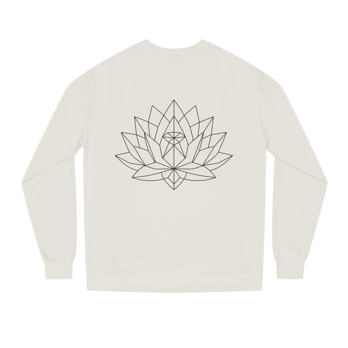 Geometric Lotus Sweatshirt — "Grown in Darkness. Built for the Light." — Bloom Series | SHOP VIVENT