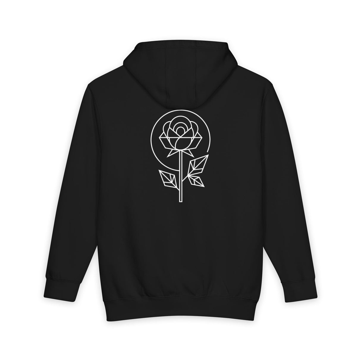 Geometric Rose Hoodie — "Even the Rose Has Thorns." — Bloom Series | SHOP VIVENT