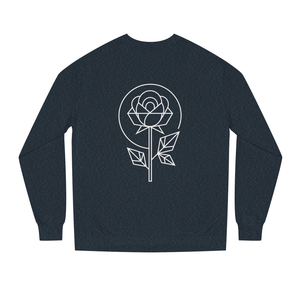 Geometric Rose Sweatshirt — "Even the Rose Has Thorns." — Bloom Series | SHOP VIVENT