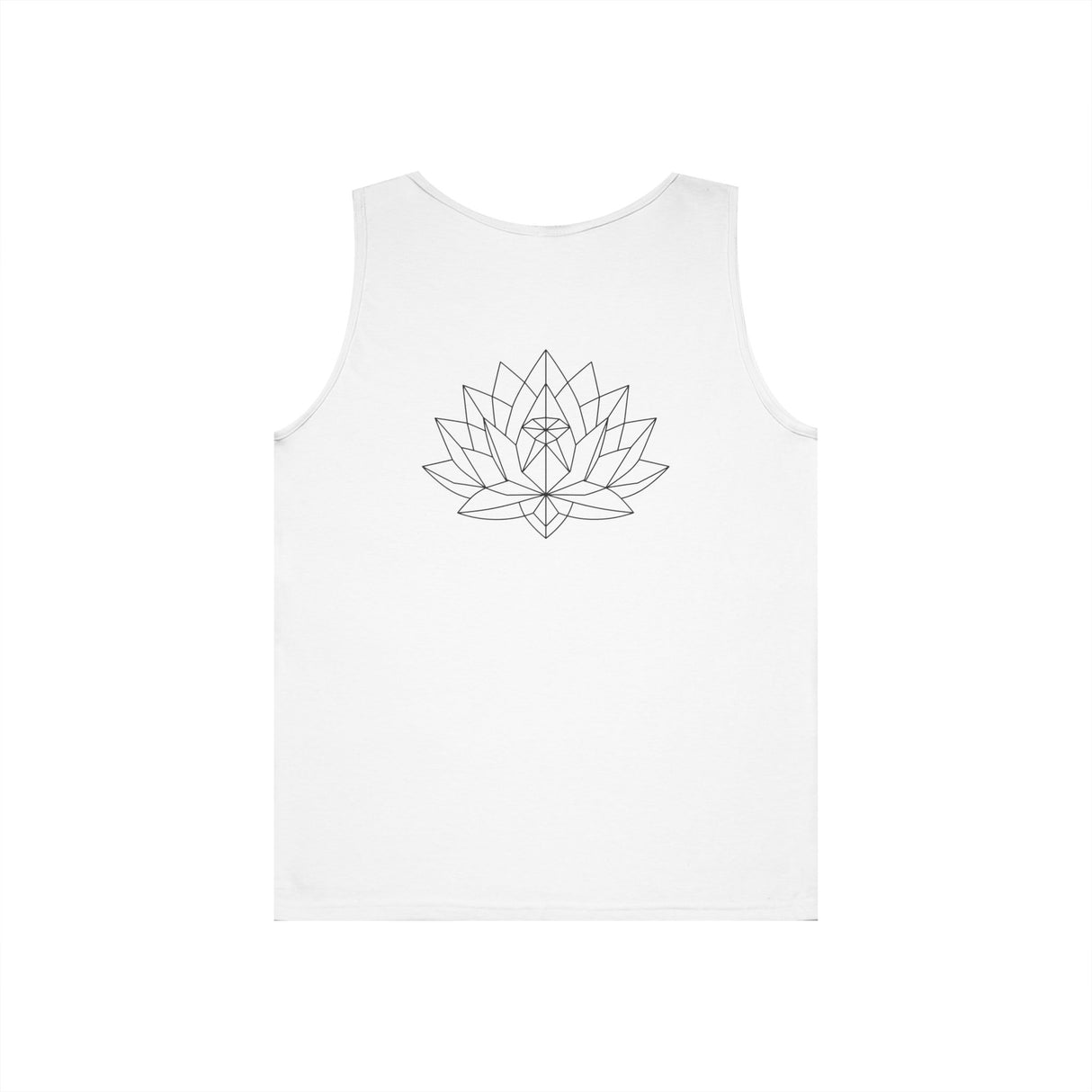 Geometric Lotus Tank Top — "Grown in Darkness. Built for the Light." — Bloom Series | SHOP VIVENT