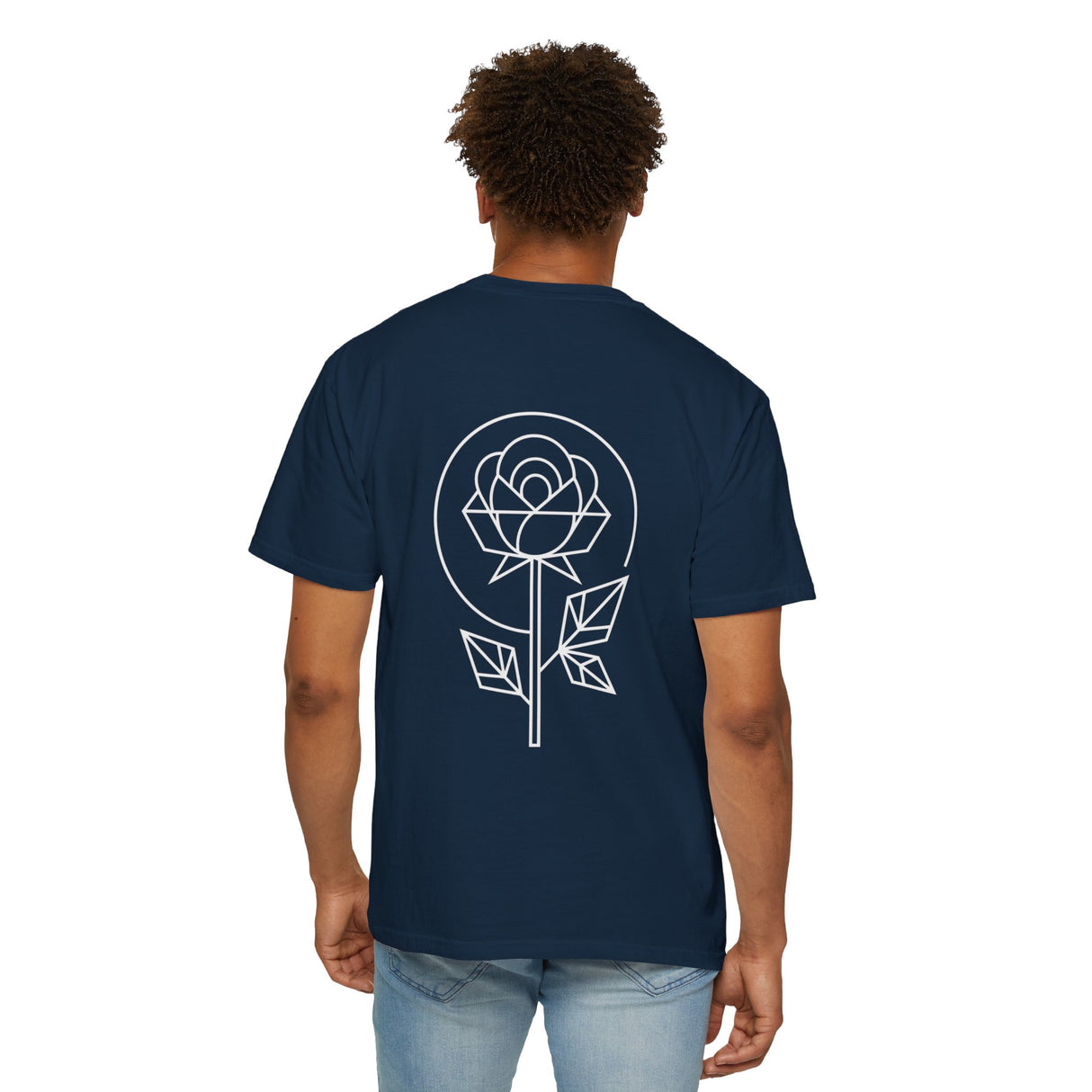 Geometric Rose Tee — "Beauty That Survives the Storm." — Bloom Series | SHOP VIVENT