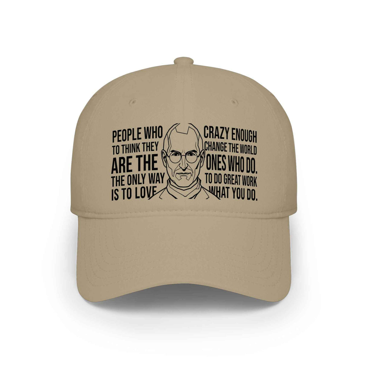 S.J. Baseball Cap — "The People Crazy Enough to Think They Can Change the World Are the Ones Who Do." — Visionaries Series | SHOP VIVENT