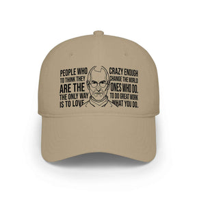 S.J. Baseball Cap — "The People Crazy Enough to Think They Can Change the World Are the Ones Who Do." — Visionaries Series | SHOP VIVENT
