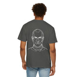 Printify S.J. T-Shirt featuring the quote "The people crazy enough to think they can change the world" from the Visionaries Series.
