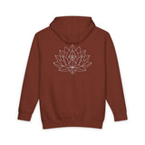 Geometric Lotus Hoodie — "Grown in Darkness. Built for the Light." — Bloom Series | SHOP VIVENT
