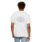 Geometric Lotus Tee — "Grown in Darkness. Built for the Light." — Bloom Series | SHOP VIVENT