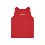 Gray Cobra Tank top featuring geometric animal design with "Patience is the Deadliest Weapon" slogan, from Printify's Geometric Animal Series.