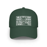 N. Tesla Baseball Cap — "Think in Terms of Energy, Frequency and Vibration." — Visionaries Series | SHOP VIVENT