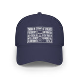 N. Tesla Baseball Cap — "Think in Terms of Energy, Frequency and Vibration." — Visionaries Series | SHOP VIVENT