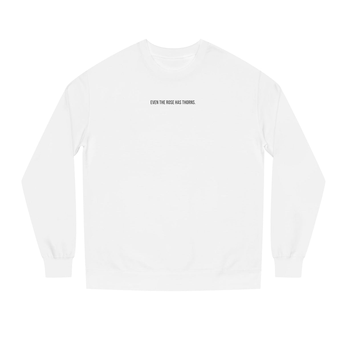 Geometric Rose Sweatshirt — "Even the Rose Has Thorns." — Bloom Series | SHOP VIVENT