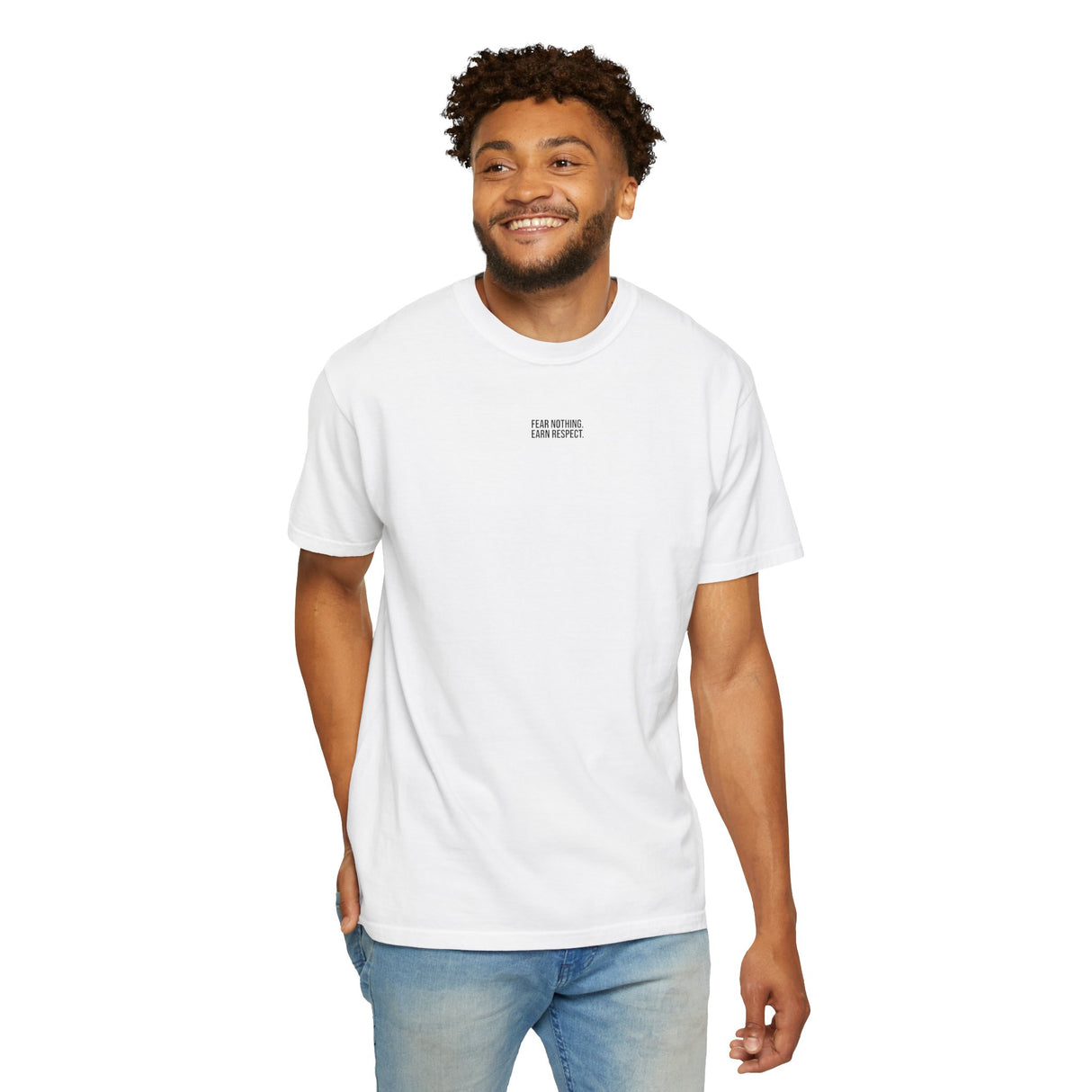 Tiger Graphic Tee — "Fear Nothing. Earn Respect." — Geometric Animal Series | SHOP VIVENT - SHOP VIVENT