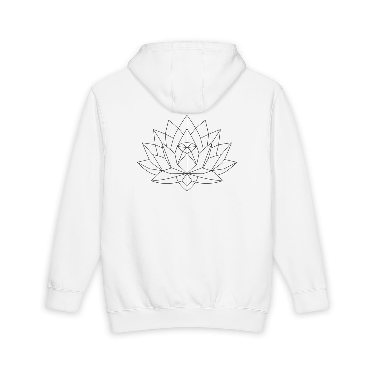 Geometric Lotus Hoodie — "Grown in Darkness. Built for the Light." — Bloom Series | SHOP VIVENT