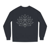 Geometric Lotus Sweatshirt — "Grown in Darkness. Built for the Light." — Bloom Series | SHOP VIVENT