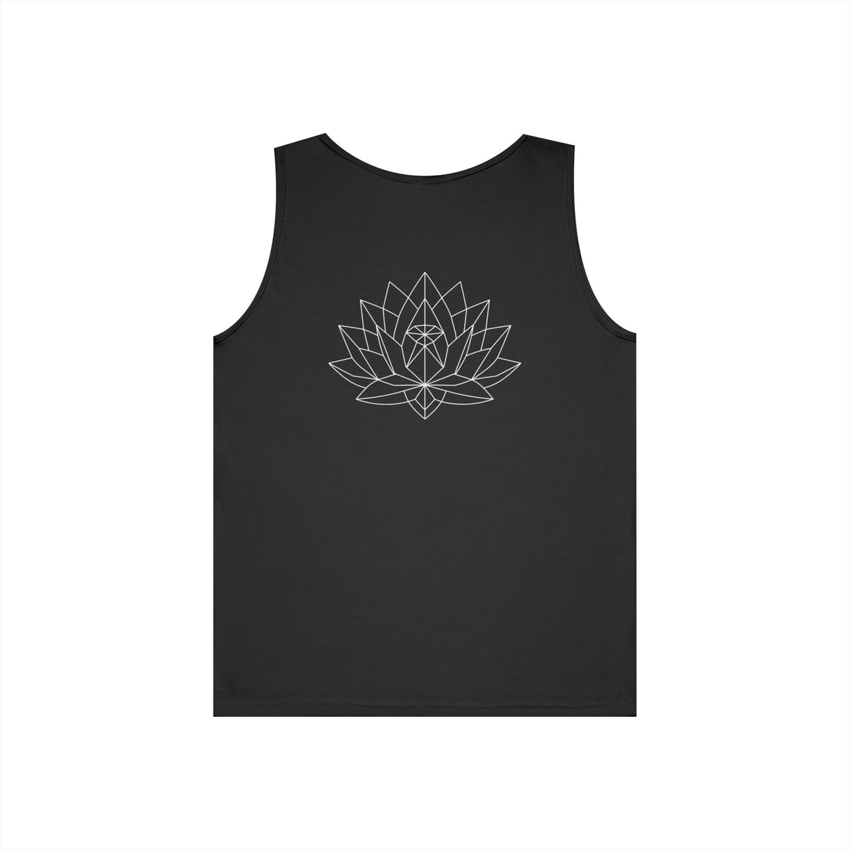 Geometric Lotus Tank Top — "Grown in Darkness. Built for the Light." — Bloom Series | SHOP VIVENT