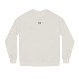 Gray elephant sweatshirt from Printify's Geometric Animal Series featuring "Thick Skin. Soft Heart." design on the front.