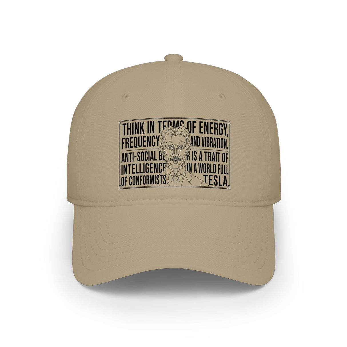 N. Tesla Baseball Cap — "Think in Terms of Energy, Frequency and Vibration." — Visionaries Series | SHOP VIVENT