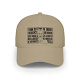 N. Tesla Baseball Cap — "Think in Terms of Energy, Frequency and Vibration." — Visionaries Series | SHOP VIVENT