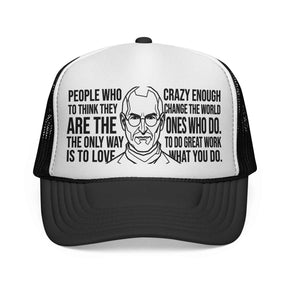 S.J. Trucker Hat — "Crazy Enough to Change the World." — Visionaries Series | SHOP VIVENT
