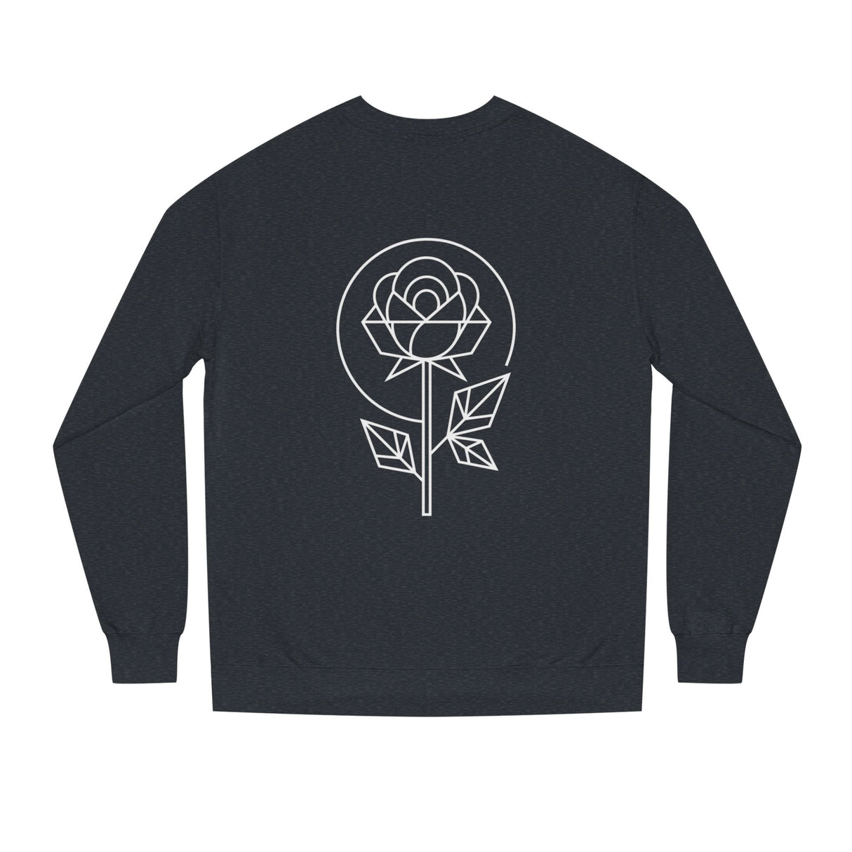 Geometric Rose Sweatshirt — "Even the Rose Has Thorns." — Bloom Series | SHOP VIVENT