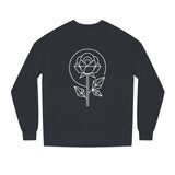 Geometric Rose Sweatshirt — "Even the Rose Has Thorns." — Bloom Series | SHOP VIVENT