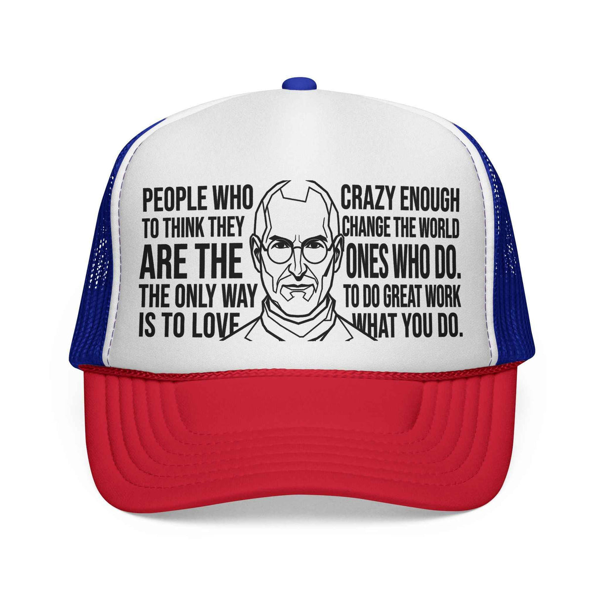 S.J. Trucker Hat — "Crazy Enough to Change the World." — Visionaries Series | SHOP VIVENT