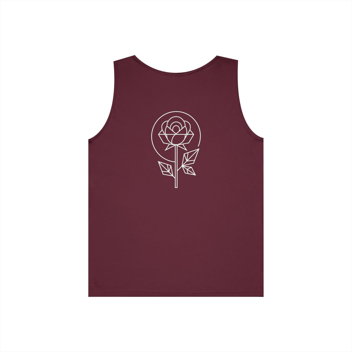 Geometric Rose Tank Top — "Even the Rose Has Thorns." — Bloom Series | SHOP VIVENT