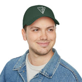 Forest-themed baseball cap from the Nature Series by Printify, featuring a high-rise design and deep roots graphic.