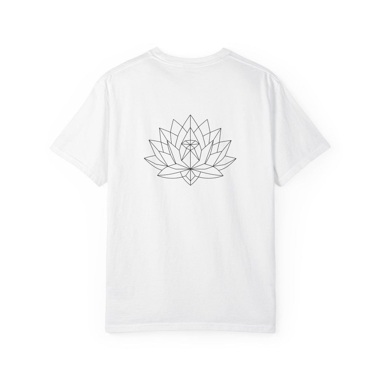 Geometric Lotus Tee — "Grown in Darkness. Built for the Light." — Bloom Series | SHOP VIVENT