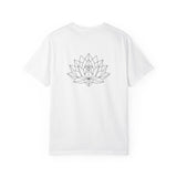 Geometric Lotus Tee — "Grown in Darkness. Built for the Light." — Bloom Series | SHOP VIVENT