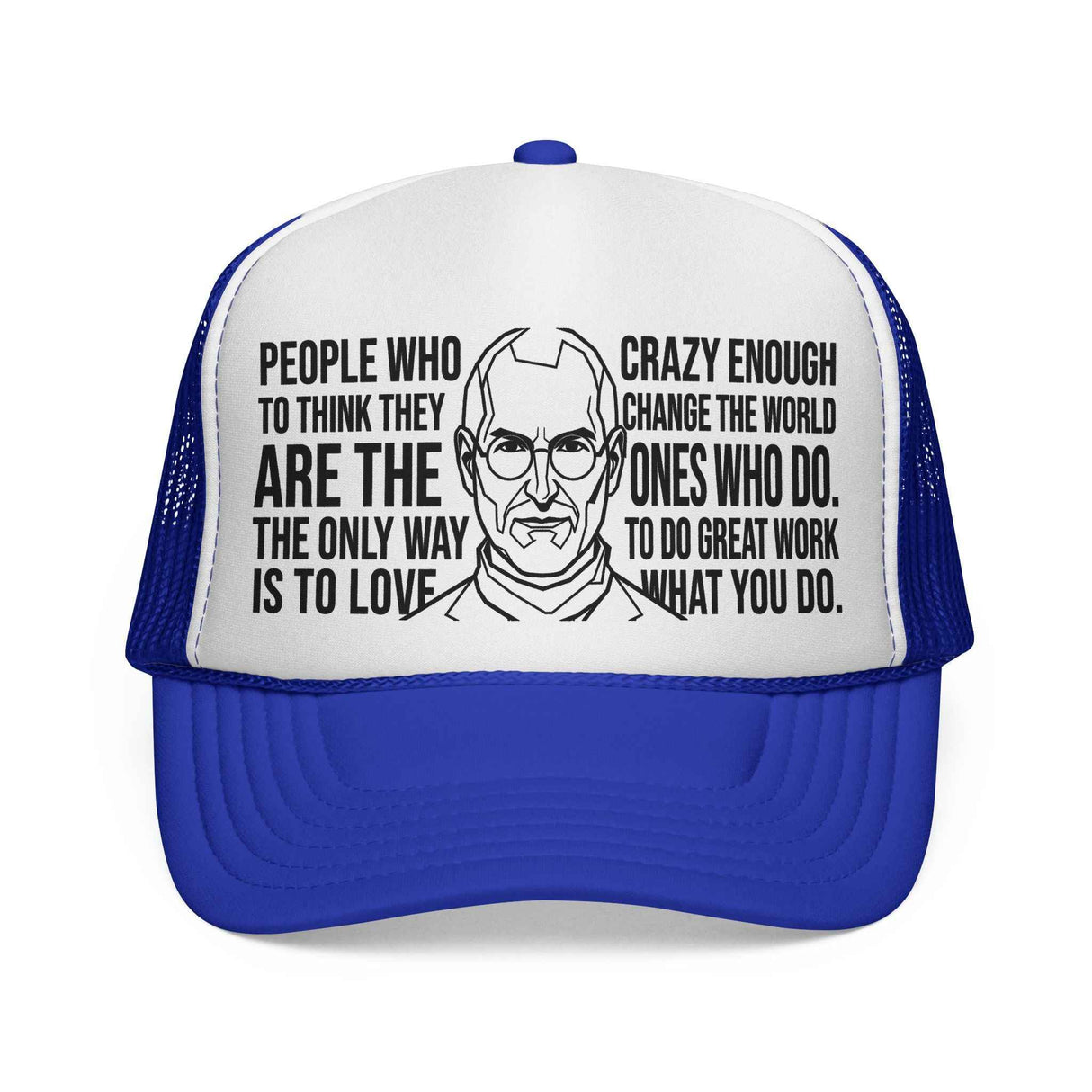S.J. Trucker Hat — "Crazy Enough to Change the World." — Visionaries Series | SHOP VIVENT